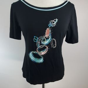 DERPOULI COOL EMBROIDERED T-SHIRT SIZE XL